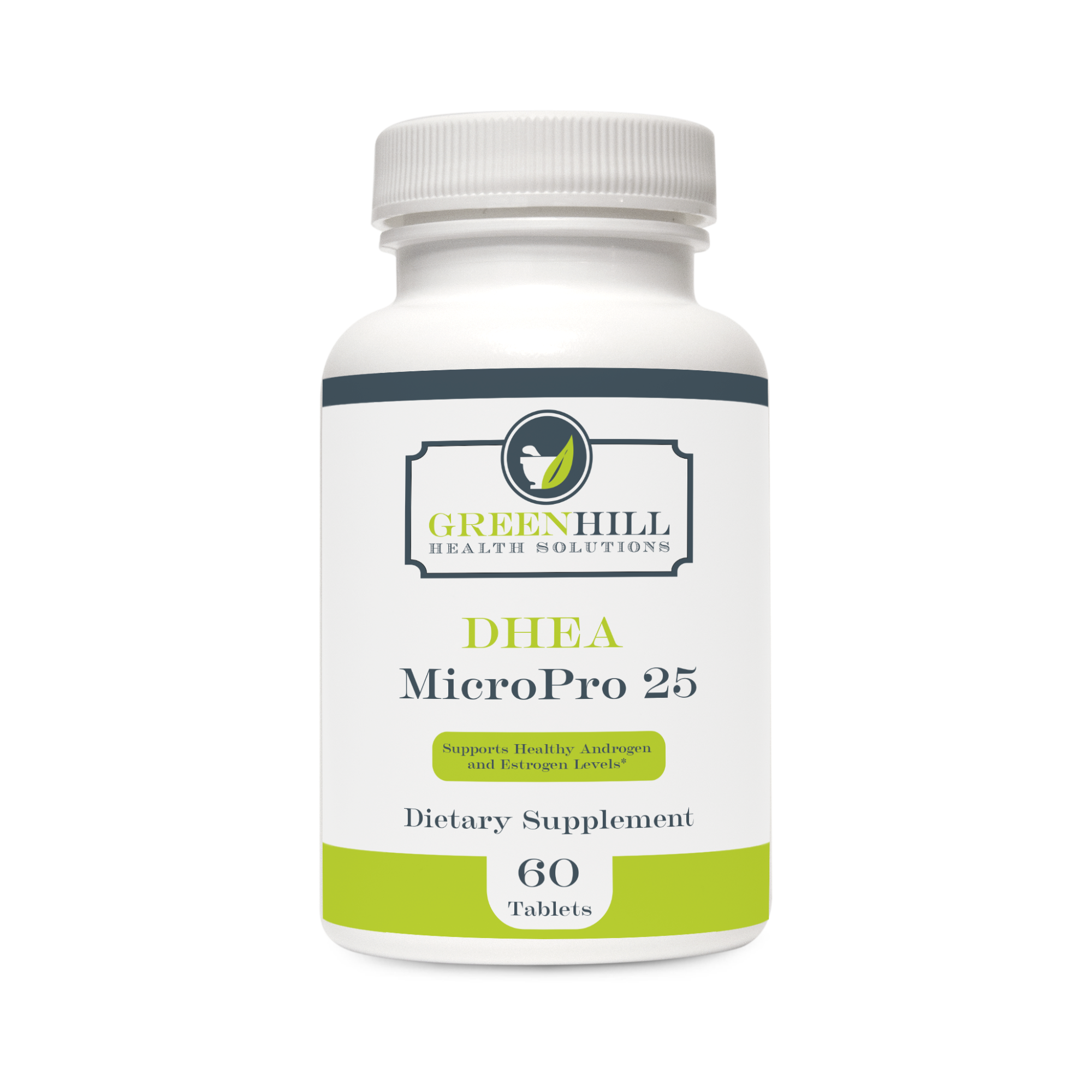 DHEA MicroPro25 supplement bottle